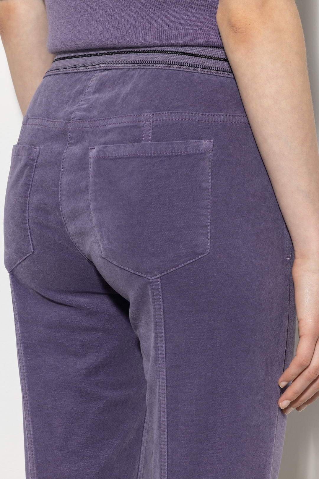 Женские бархатные брюки Luisa Cerano | Фото 5