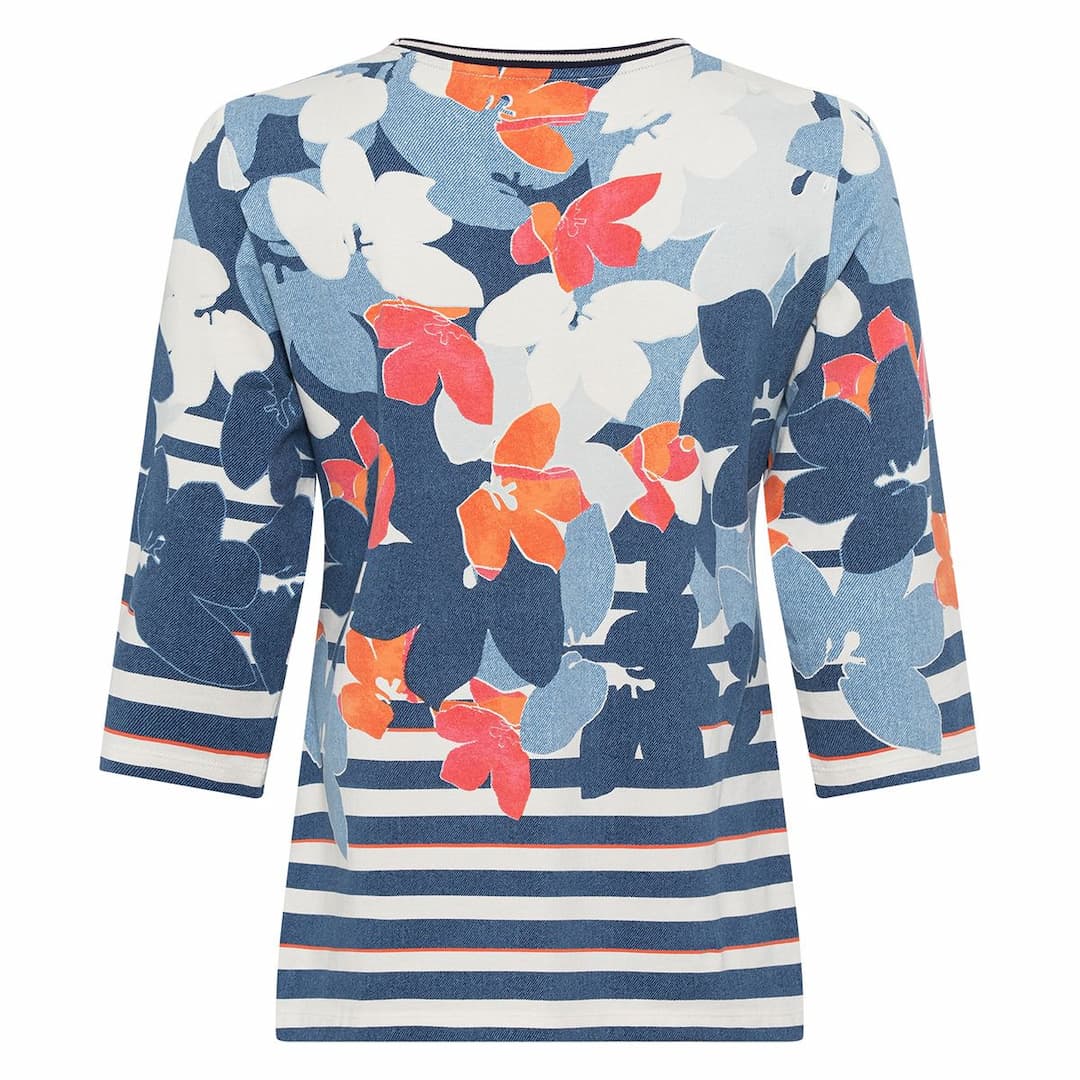 Женский лонгслив из хлопка Olsen | Фото 2