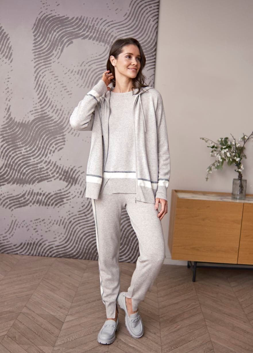 Женское кашемировое худи на молнии MIR CASHMERE | Фото 4