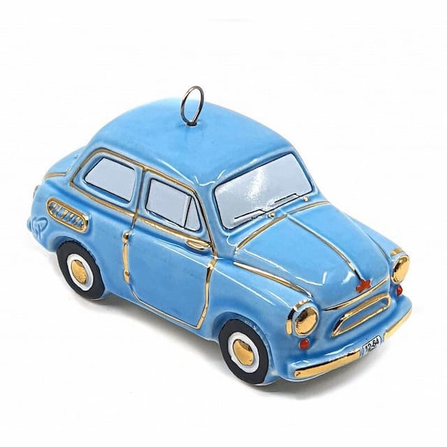 Ёлочная игрушка Горбатый запорожец Фарфоровая мануфактура